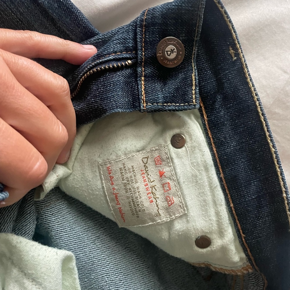 Dark Wash Denim Jeans by David Kahn
